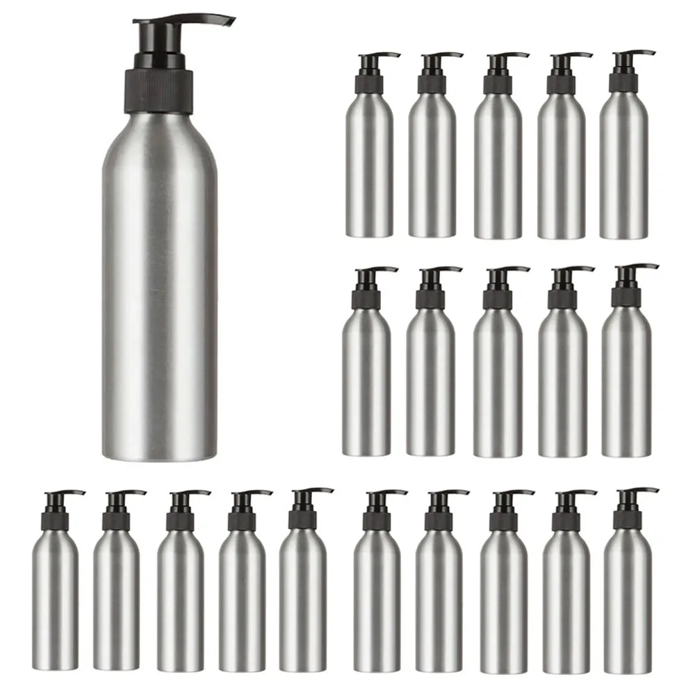 20PCS 30/50/60/80/100ML Empty Pump Bottles Dispensing Aluminum Liquid Containers Travel Makeup Toiletries Jars for Shampoo Soap
20PCS 30/50/60/80/100ML Empty Pump Bottles Dispensing Aluminum Liquid Containers Travel Makeup Toiletries Jars for Shampoo Soap