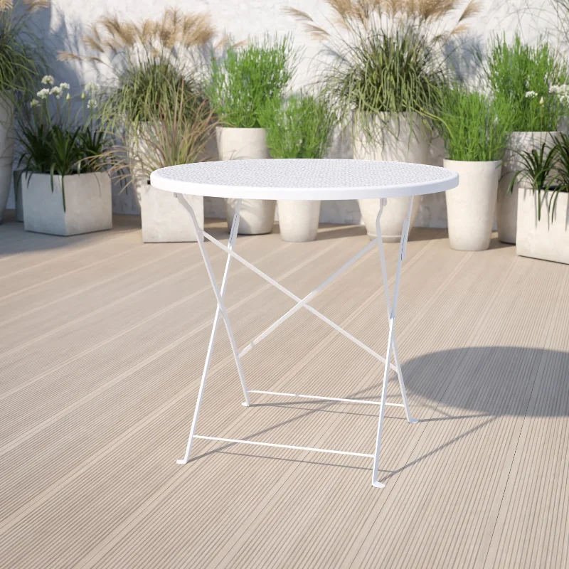 Flash Furniture Commercial Grade 30" Round White Indoor-Outdoor Steel Folding Patio Table outdoor furniture foldable camping
Flash Furniture Commercial Grade 30" Round White Indoor-Outdoor Steel Folding Patio Table outdoor furniture foldable camping