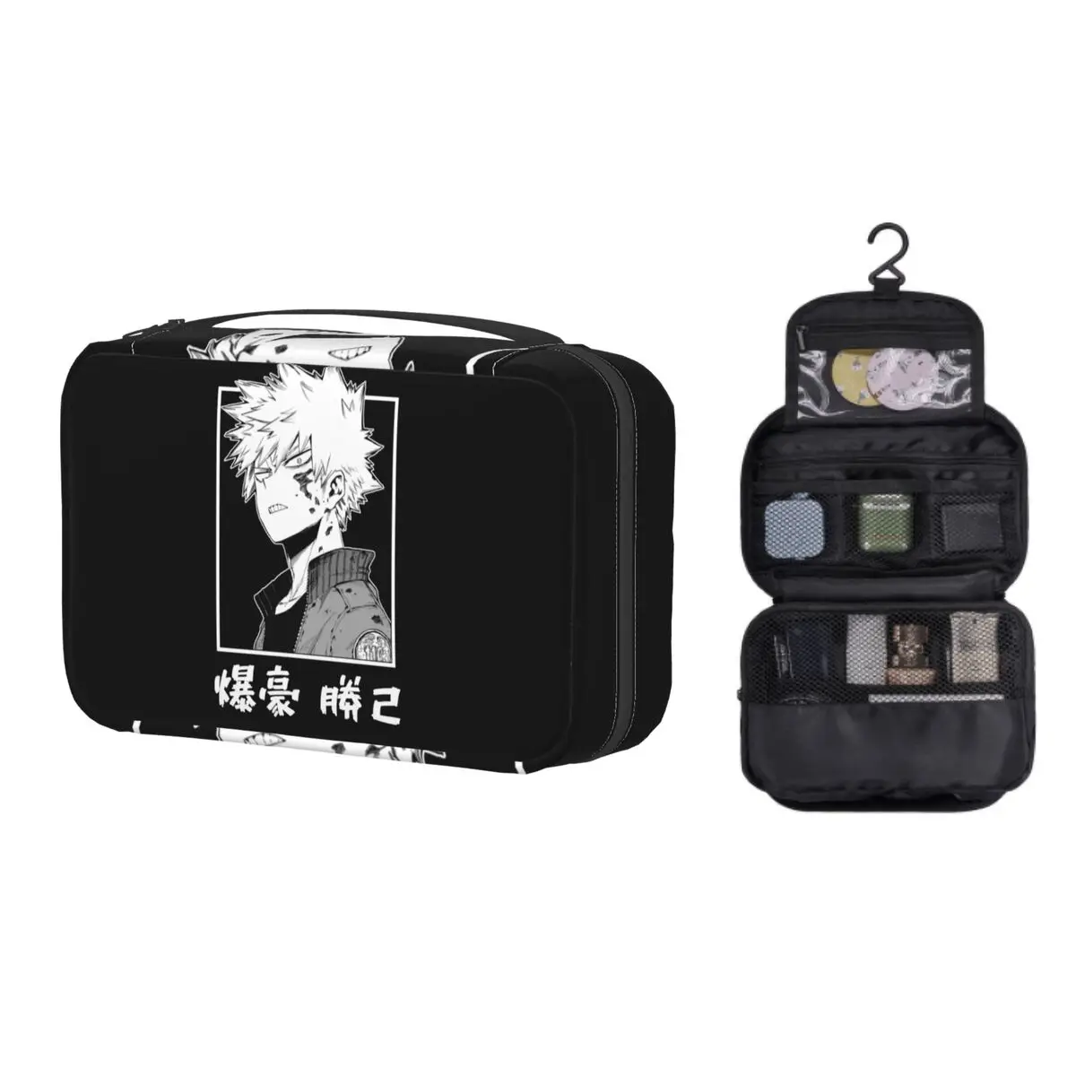 Kawaii Katsuki Bakugo Kacchan Travel Toiletry Bag for Women Hanging My Hero Academia Anime Makeup Cosmetic Bag Dopp Kit
Kawaii Katsuki Bakugo Kacchan Travel Toiletry Bag for Women Hanging My Hero Academia Anime Makeup Cosmetic Bag Dopp Kit