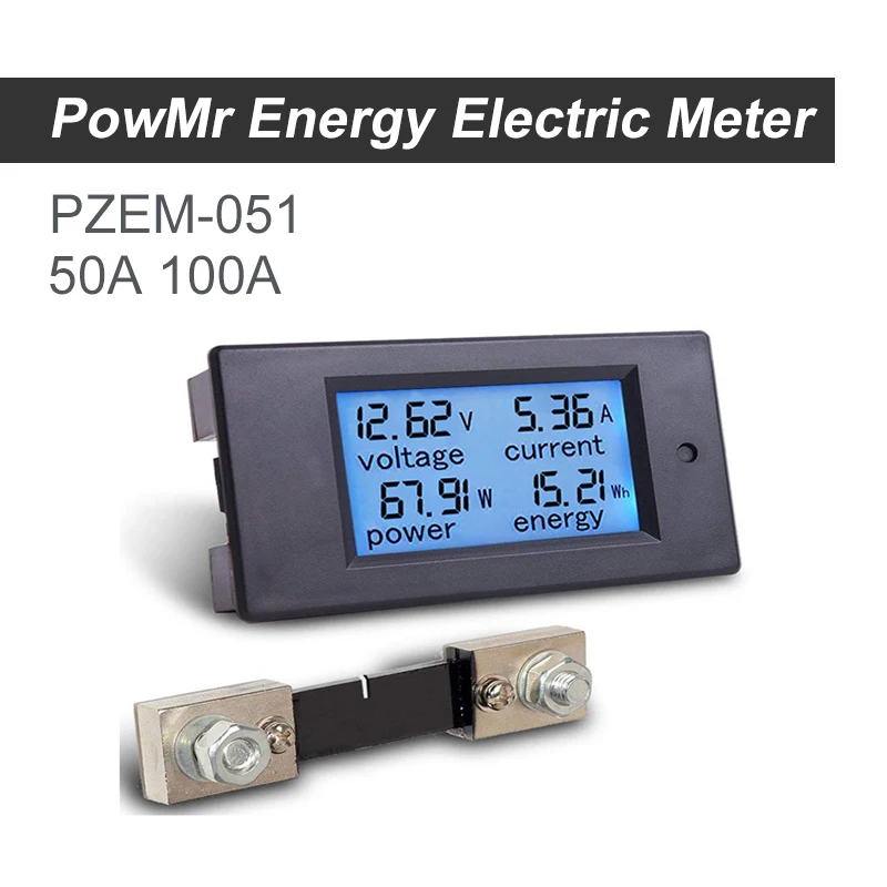 PZEM 0-100A 4 In 1 DC Energy Electric Meter LCD Digital Current Voltmeter Ammeter Power Energy Multimeter Panel Tester Meter
PZEM 0-100A 4 In 1 DC Energy Electric Meter LCD Digital Current Voltmeter Ammeter Power Energy Multimeter Panel Tester Meter