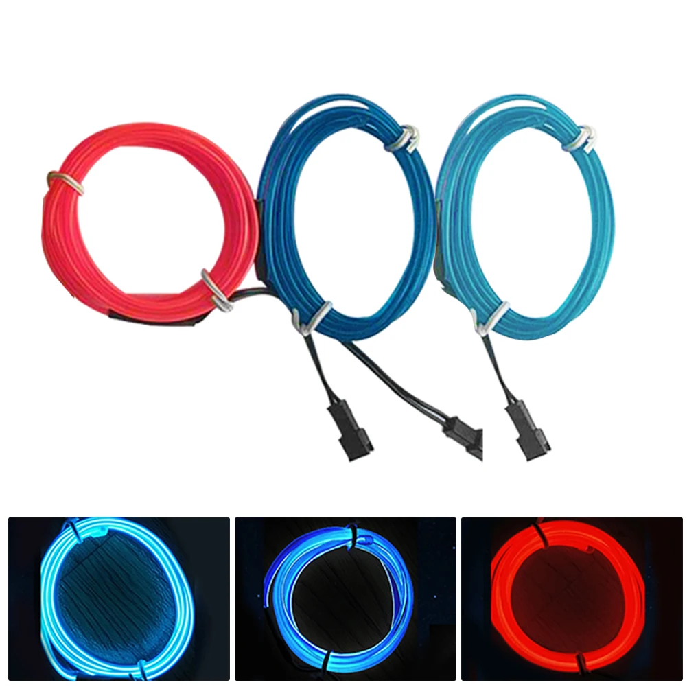 2m 12V Car LED Atmosphere Light Strip Decorative Light Cigar Lighter 360 Degree Cold Light For Car Interior Accessory Decoration
2m 12V Car LED Atmosphere Light Strip Decorative Light Cigar Lighter 360 Degree Cold Light For Car Interior Accessory Decoration