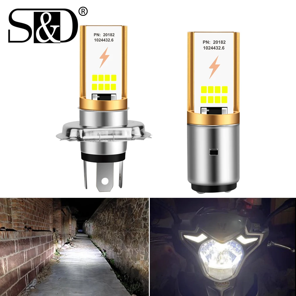 H4 Led Motorcycle Headlights BA20D Led Bulb Motorcycle Hi Lo Moto Led Spotlights Accessories Motobike 6000K White 12V
H4 Led Motorcycle Headlights BA20D Led Bulb Motorcycle Hi Lo Moto Led Spotlights Accessories Motobike 6000K White 12V
