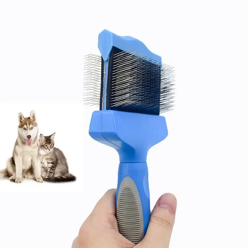 Double Sided Soft Comb Pet Hair Trimmer Dog Brush Hair Fur Grooming Shedding Cleaning Massage Comb Hair Remover Dog Accessories
Double Sided Soft Comb Pet Hair Trimmer Dog Brush Hair Fur Grooming Shedding Cleaning Massage Comb Hair Remover Dog Accessories