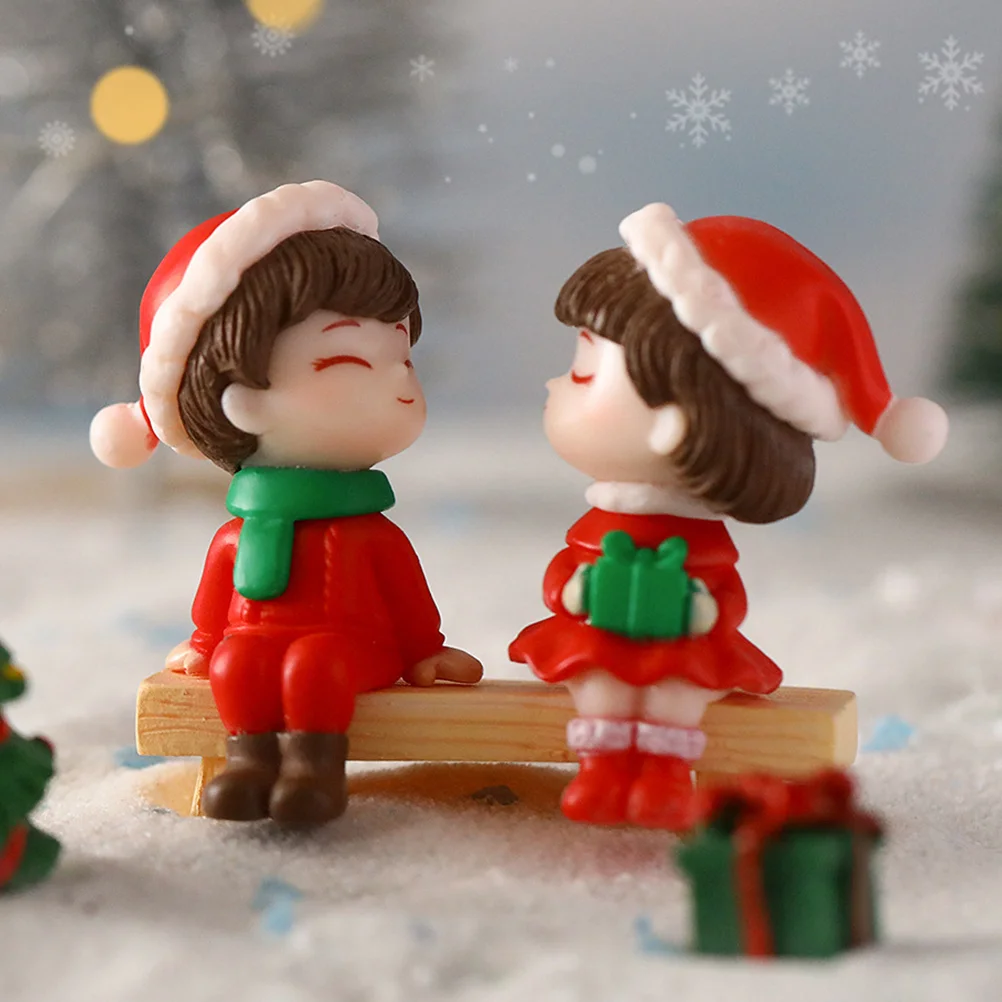 4 Pairs Model Couples Decorations Car Christmas Statue Lovely Home Accessories Craft Resin Desktop
4 Pairs Model Couples Decorations Car Christmas Statue Lovely Home Accessories Craft Resin Desktop