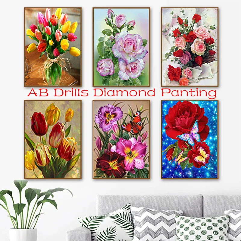5D DIY Colorful AB Drill Diamond Painting Kit Flower Skeleton Rose Full Round Drill Mosaic Picture Rhinestone Decor Home Gift
5D DIY Colorful AB Drill Diamond Painting Kit Flower Skeleton Rose Full Round Drill Mosaic Picture Rhinestone Decor Home Gift