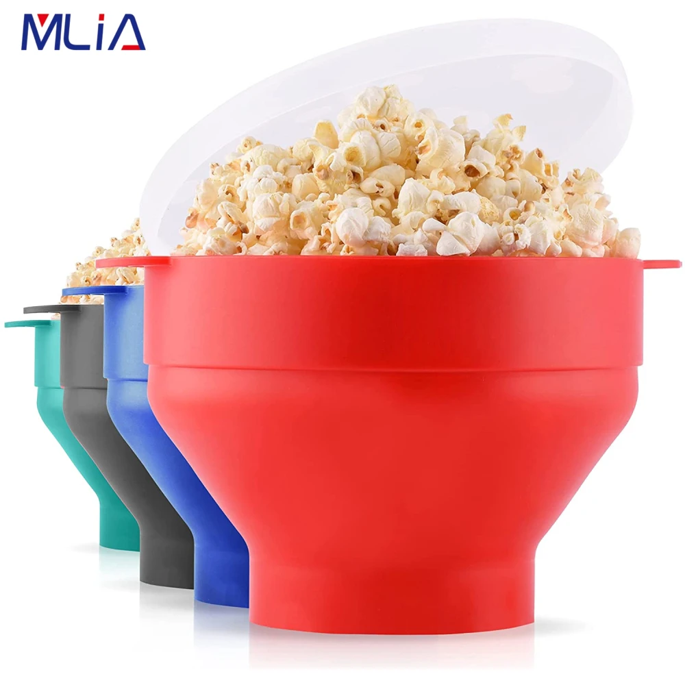 BPA Free Silicone Popcorn Popper ContainerFOOD GRADE DIY Silicone Microwave Popcorn Maker Bucket As Seen On TV Collapsible Bowl 
BPA Free Silicone Popcorn Popper ContainerFOOD GRADE DIY Silicone Microwave Popcorn Maker Bucket As Seen On TV Collapsible Bowl