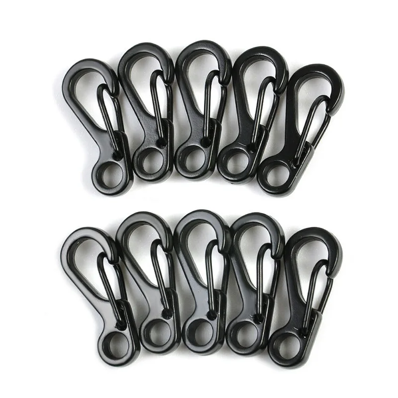 10pcs/set Carabiner Mini Stainless Steel Key Buckle Snap Spring Clip Hook Stainless Steel Rust-proof Camping Hiking Parts
10pcs/set Carabiner Mini Stainless Steel Key Buckle Snap Spring Clip Hook Stainless Steel Rust-proof Camping Hiking Parts