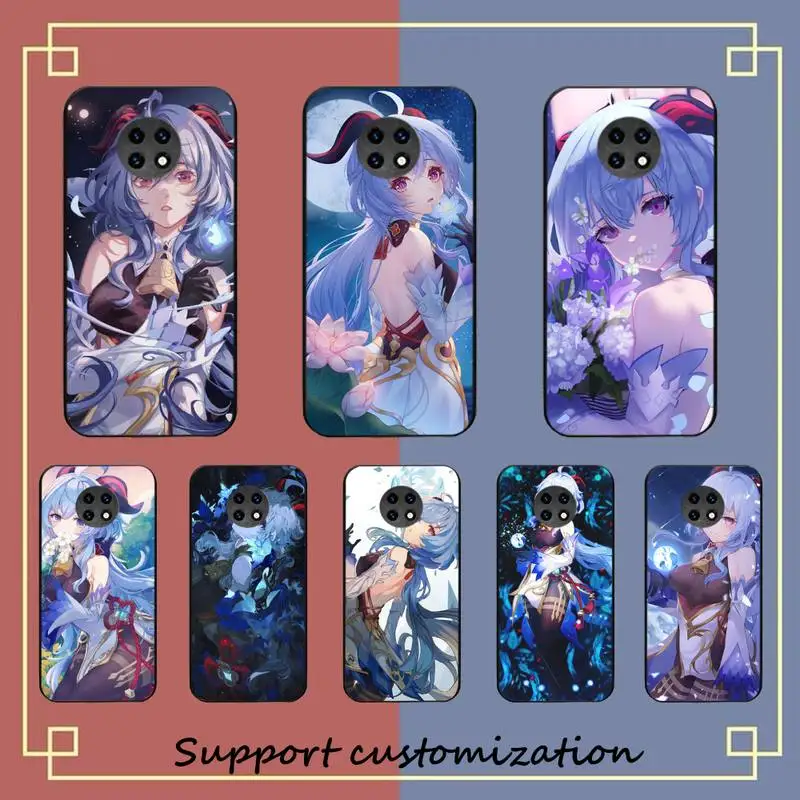 

FHNBLJ Genshin Impact Ganyu Phone Case for Redmi 8 9 9A for Samsung J5 J6 Note9 for Huawei NOVA3E Mate20lite cover