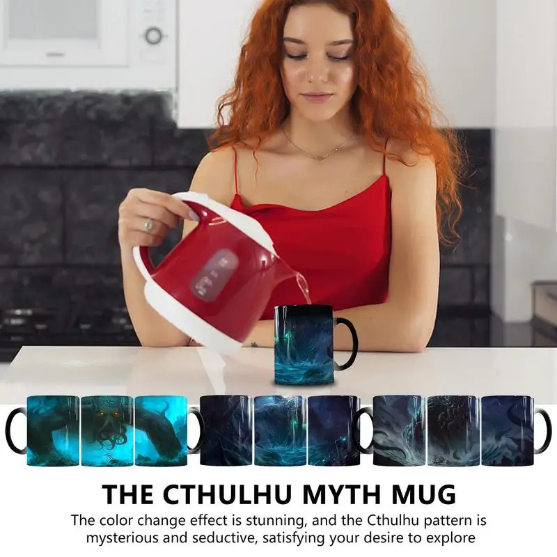 Super Cthulhu Mythology Mug Heat Sensitive Color Change Mug Large Coffee Tea Ceramic Magic Cup Mysterious Drinkware Accessories
Super Cthulhu Mythology Mug Heat Sensitive Color Change Mug Large Coffee Tea Ceramic Magic Cup Mysterious Drinkware Accessories