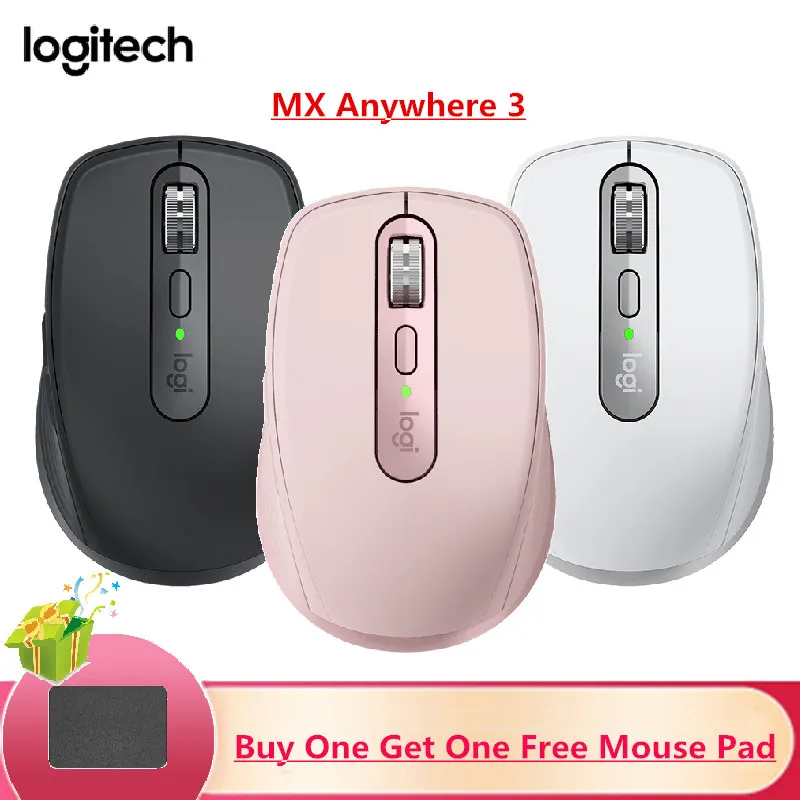 

New Arrival Logitech MX ANYWHERE 3 Wireless Bluetooth Mouse 4000DPI Compact High-Performance Mice Support For Notebook Computer
