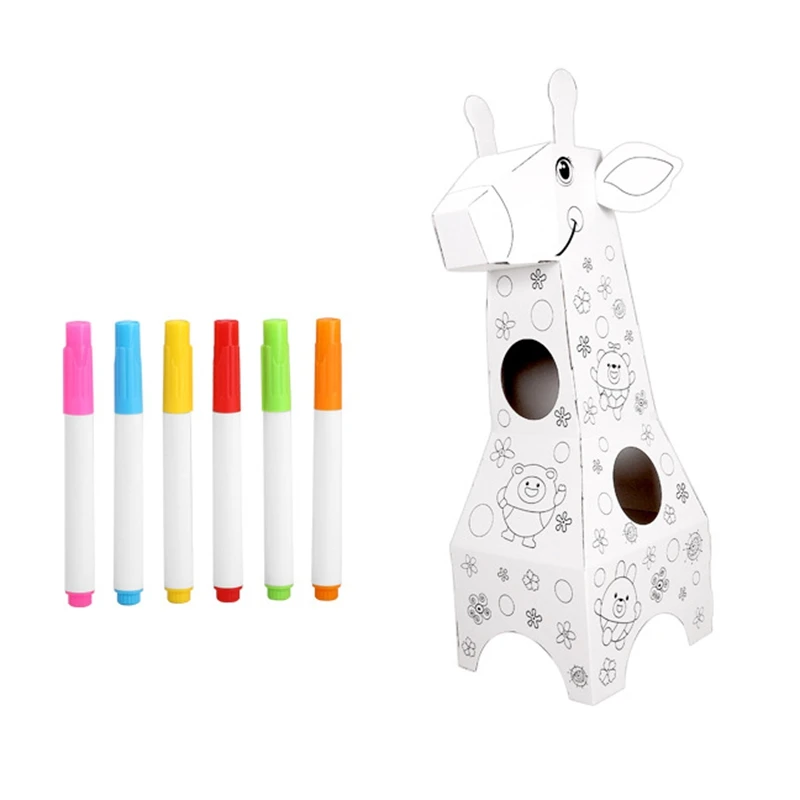 Children DIY Doodle Graffiti Arts And Crafts Paper Craft House Painted Kindergarten Educational Toys For Kids
Children DIY Doodle Graffiti Arts And Crafts Paper Craft House Painted Kindergarten Educational Toys For Kids