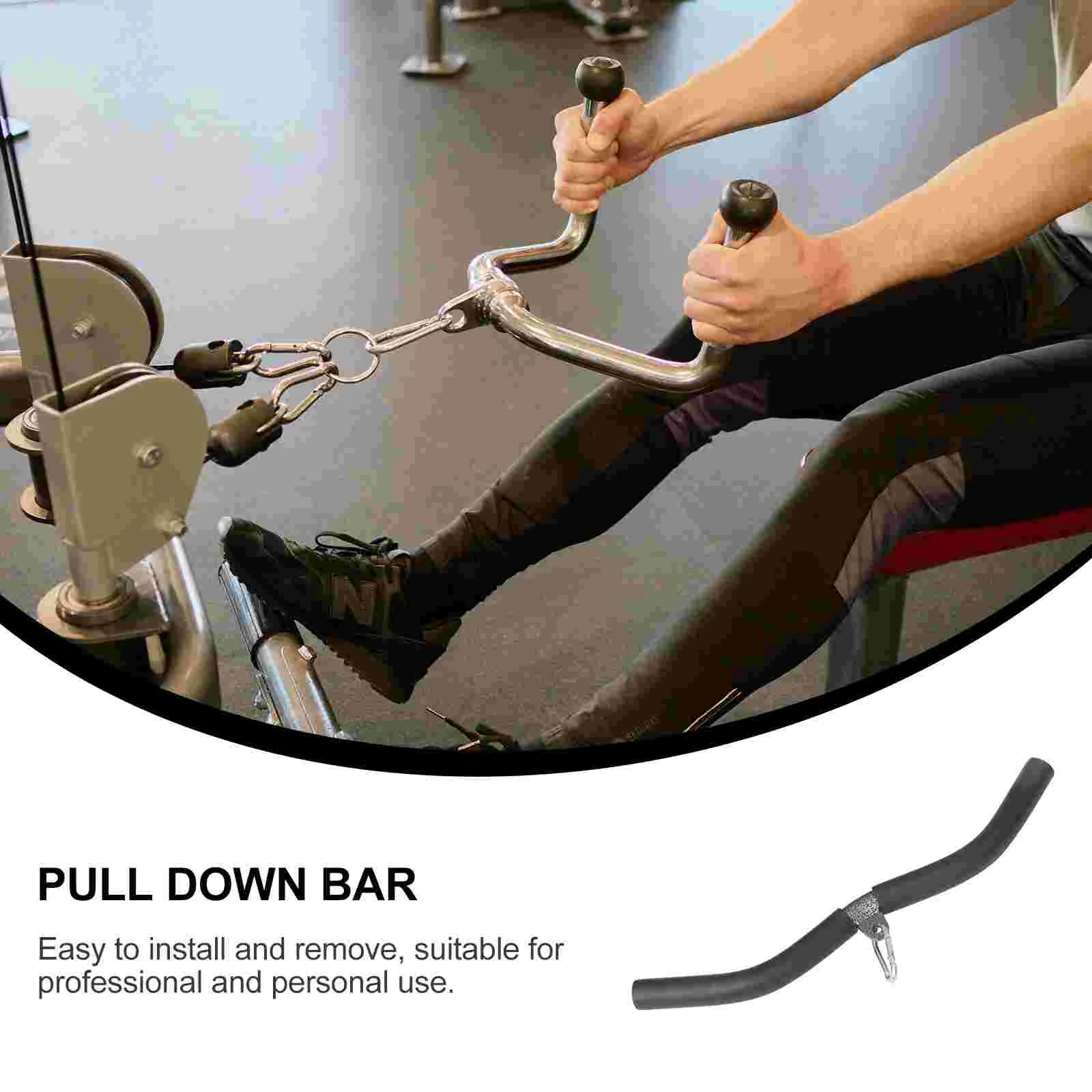 Fitness Lower Pull Bar T-Shape Back Muscle Builder Bow Pull Bar Gym Arm Exercise Pulley Training Accessories Style Random
Fitness Lower Pull Bar T-Shape Back Muscle Builder Bow Pull Bar Gym Arm Exercise Pulley Training Accessories Style Random