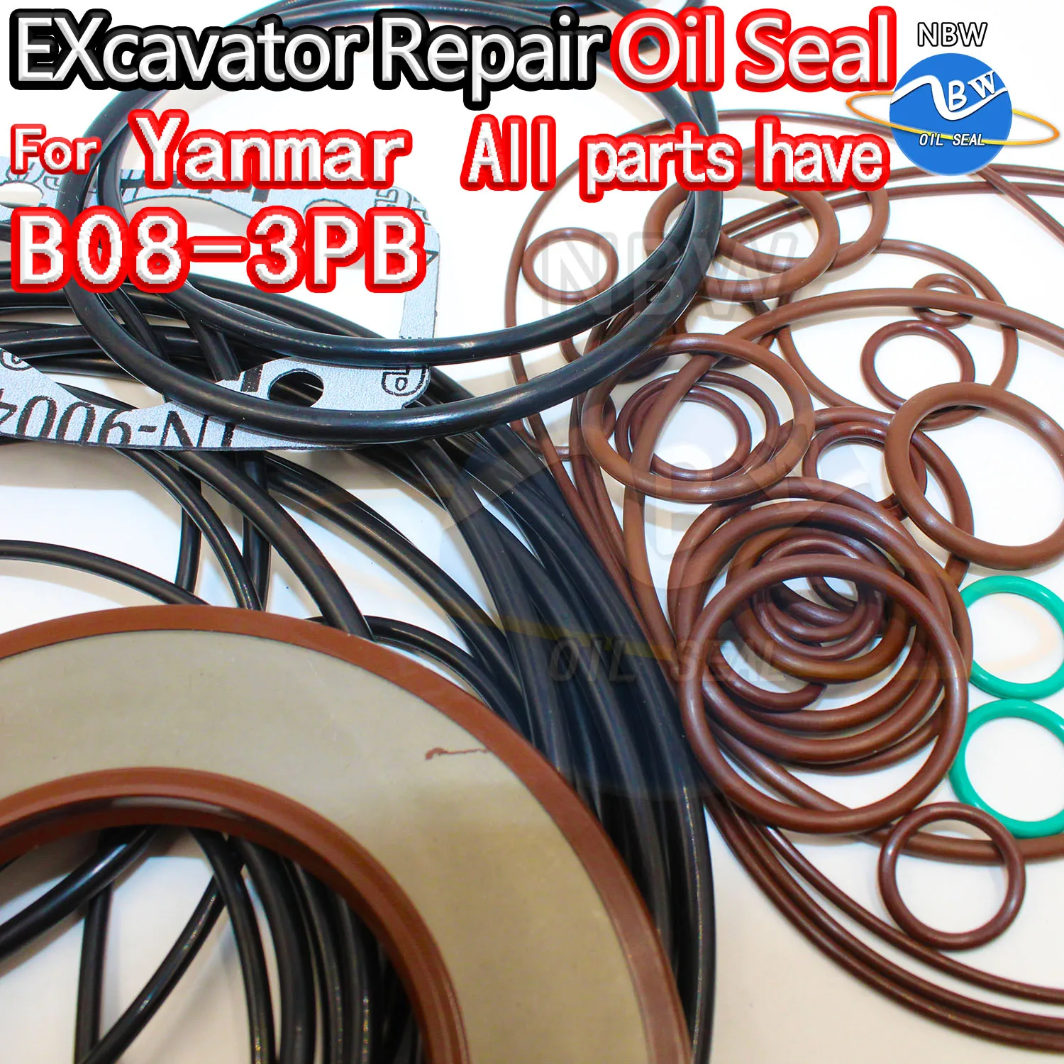 For Yanmar B08-3PB Excavator Oil Seal Kit High Quality Repair B08 3PB Joystick Engine O-ring Cylinder BOOM ARM Bucket Hydraulic
For Yanmar B08-3PB Excavator Oil Seal Kit High Quality Repair B08 3PB Joystick Engine O-ring Cylinder BOOM ARM Bucket Hydraulic