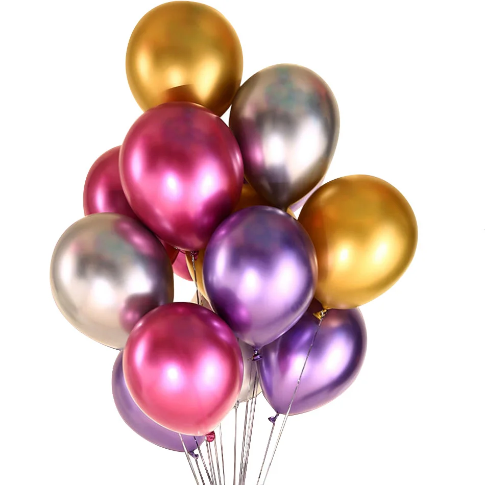 5/10/12Inch latex metalic balloons wedding ornament chrome ballon graduation birthday party rose gold globos Christmas decor
5/10/12Inch latex metalic balloons wedding ornament chrome ballon graduation birthday party rose gold globos Christmas decor