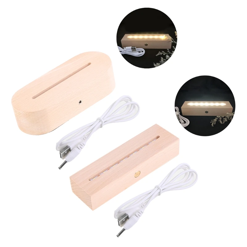 1 шт., перезаряжаемый светодиодный ночсветильник с деревянным основанием
1 шт., перезаряжаемый светодиодный ночсветильник с деревянным основанием