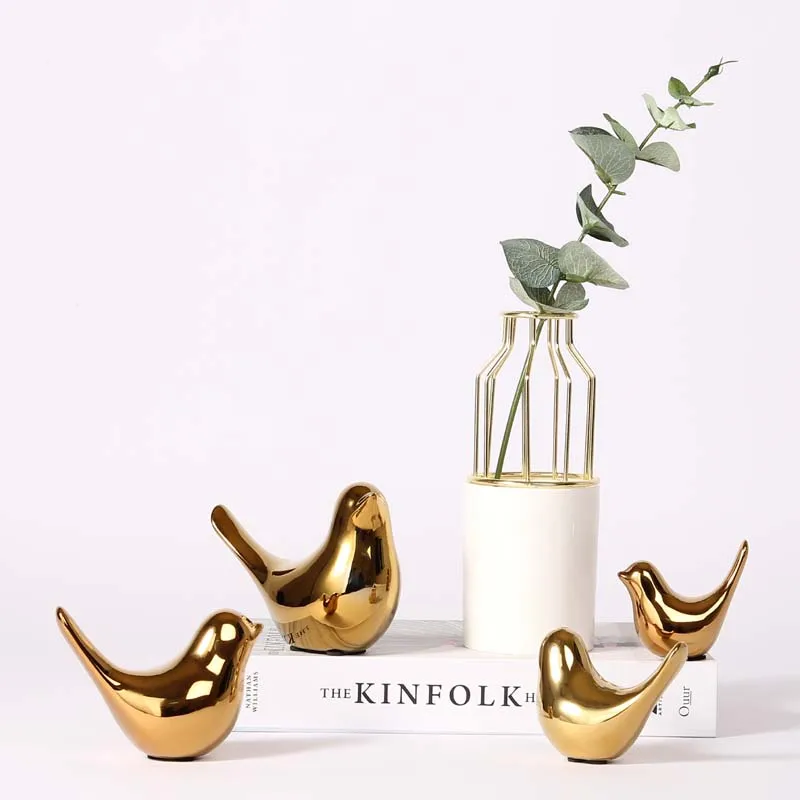 Polar House Golden Bird Figurines Modern Ceramic Bird Statues Animal Sculpture Home Decoration Crafts Gold Ceramic Wedding Gifts
Polar House Golden Bird Figurines Modern Ceramic Bird Statues Animal Sculpture Home Decoration Crafts Gold Ceramic Wedding Gifts