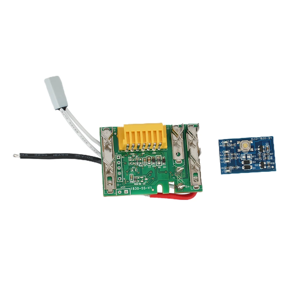 Tools Circuit Board PCB Protection Circuit Board Copper Clad Laminate For Makita Li-ion Battery PCB+LED 18V 4.6x3.3cm
Tools Circuit Board PCB Protection Circuit Board Copper Clad Laminate For Makita Li-ion Battery PCB+LED 18V 4.6x3.3cm