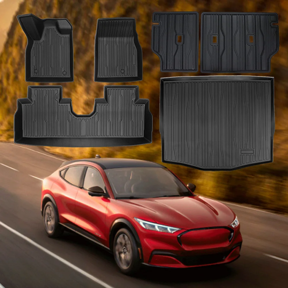 Напольный коврик, аксессуары для интерьера автомобиля Ford Mustang Mach-E, водонепроницаемые Нескользящие коврики из экологически чистого материа... 
Напольный коврик, аксессуары для интерьера автомобиля Ford Mustang Mach-E, водонепроницаемые Нескользящие коврики из экологически чистого материа...