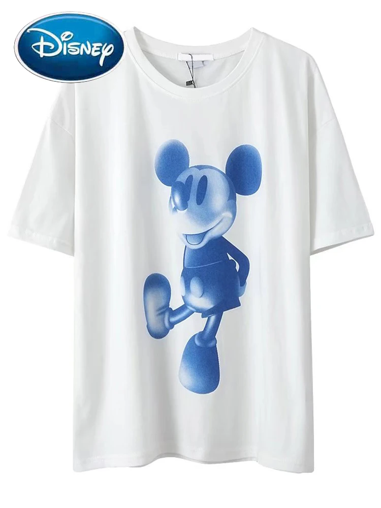 Футболка Disney с милым принтом Микки Мауса, Модный женский пуловер с круглым вырезом, Harajuku, Повседневная футболка с коротким рукавом, летняя ж...
Футболка Disney с милым принтом Микки Мауса, Модный женский пуловер с круглым вырезом, Harajuku, Повседневная футболка с коротким рукавом, летняя ж...