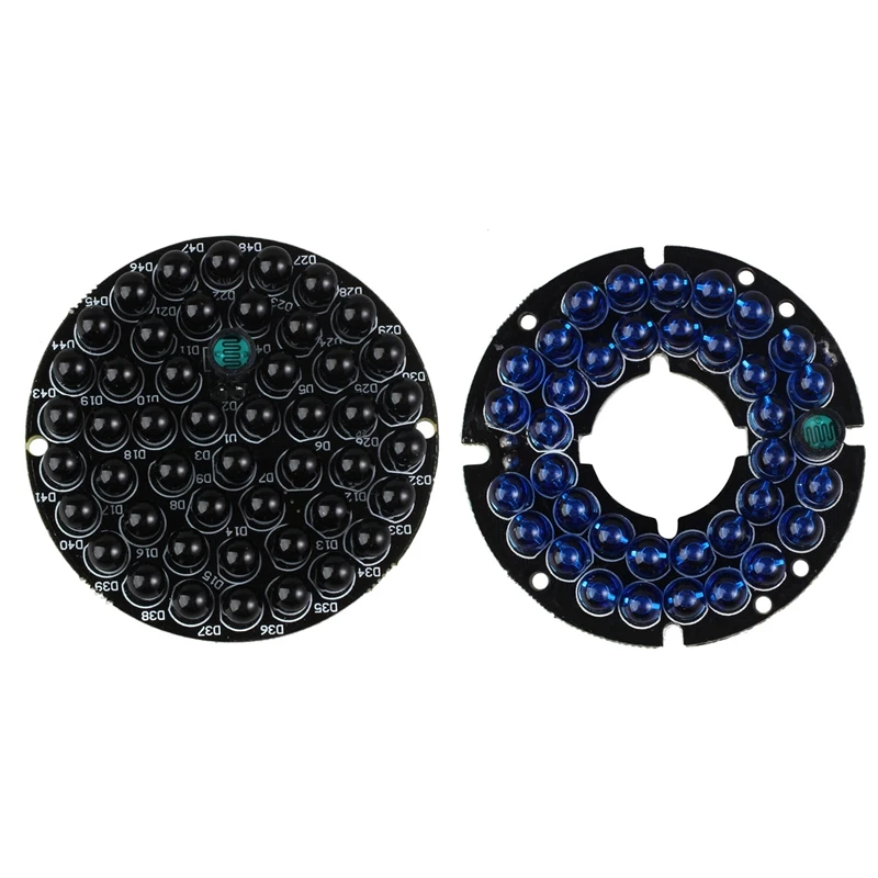 2 Pcs IR Infrared LED Board 84Pcs IR Leds Invisible At Night No Exposure Light Board For IR Illuminator CCTV Accessories 940Nm &
2 Pcs IR Infrared LED Board 84Pcs IR Leds Invisible At Night No Exposure Light Board For IR Illuminator CCTV Accessories 940Nm &