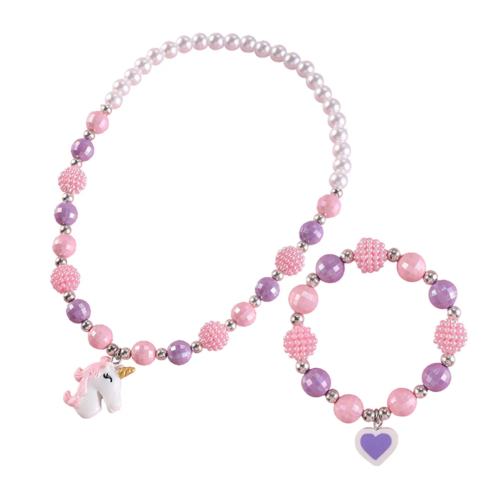 2 Pcs Resin Jewelry Unicorn Bracelet Fashionable Neck Chain Beautiful Wrist Stylish Exquisite Ring Baby
2 Pcs Resin Jewelry Unicorn Bracelet Fashionable Neck Chain Beautiful Wrist Stylish Exquisite Ring Baby