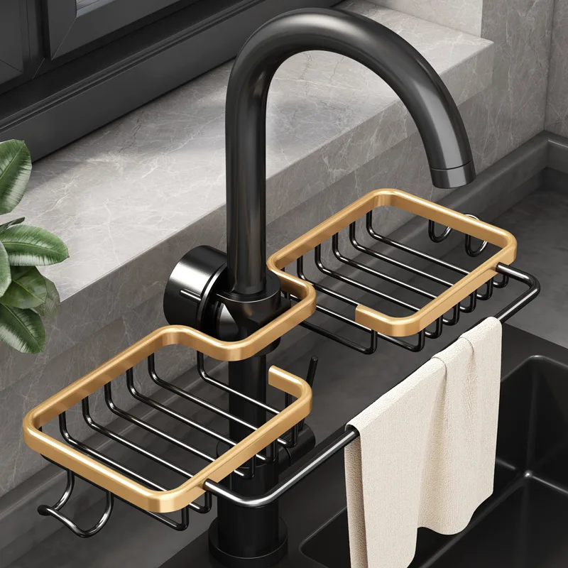 Kitchen Space Sink Drain Rack Sponge Storage Faucet Holder Soap Drainer Shelf Basket Organizer Bathroom Accessories
Kitchen Space Sink Drain Rack Sponge Storage Faucet Holder Soap Drainer Shelf Basket Organizer Bathroom Accessories