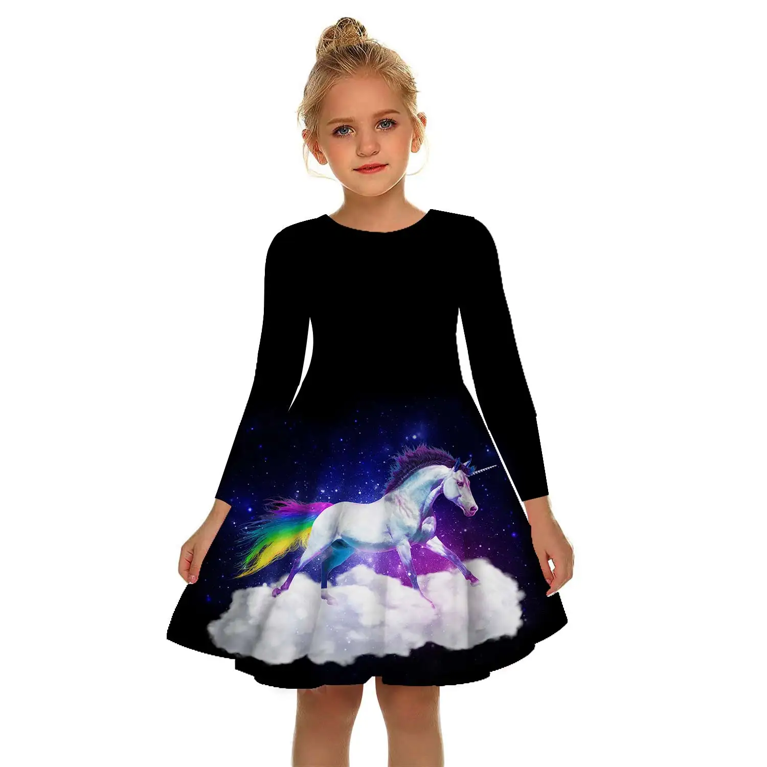 Summer Dress for Girls Print Cartoon Vestidos Kids Dresses for Girls Party Casual Unicorn Dress Baby Children Clothes 2-17 Years
Summer Dress for Girls Print Cartoon Vestidos Kids Dresses for Girls Party Casual Unicorn Dress Baby Children Clothes 2-17 Years