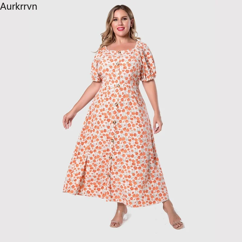 Plus Size Dresses Casual Chic and Elegant Woman Dress Vintage Floral Short Sleeve Maxi Dresses Party Summer Dresses Woman 2022
Plus Size Dresses Casual Chic and Elegant Woman Dress Vintage Floral Short Sleeve Maxi Dresses Party Summer Dresses Woman 2022