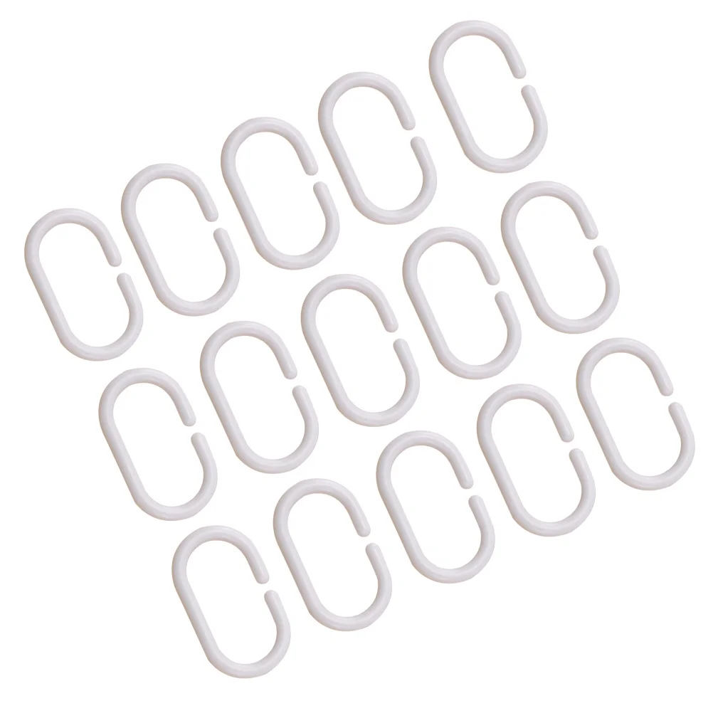 30pcs Curtain Rings C-shaped Oval Curtain Hooks for Window Home Bathroom Hotel
30pcs Curtain Rings C-shaped Oval Curtain Hooks for Window Home Bathroom Hotel
