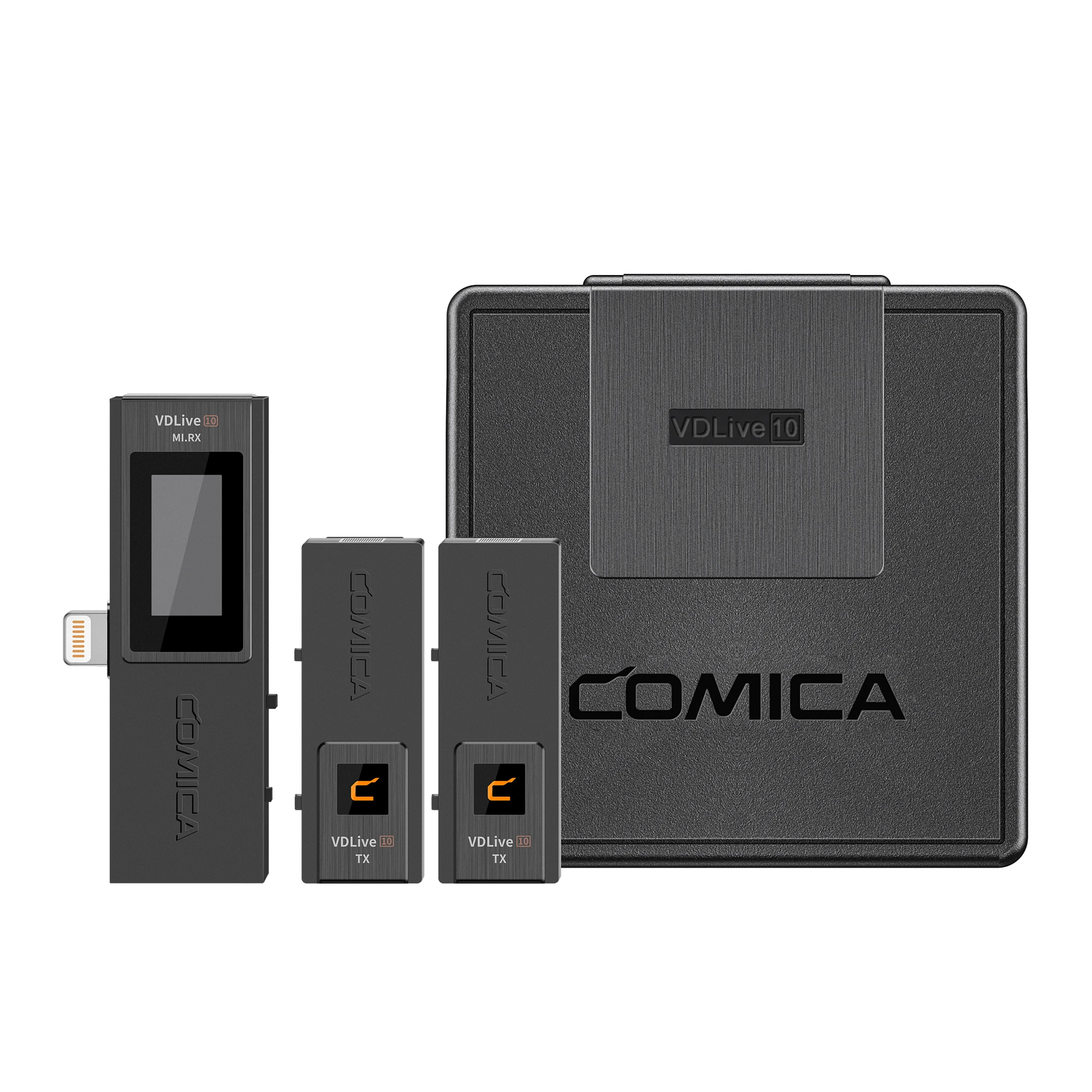 Comica VDLive 10 USB Versatile 2.4G Wireless Microphone Dual Channel Portable Mic for iPhone Android Phones PC Camera Video
Comica VDLive 10 USB Versatile 2.4G Wireless Microphone Dual Channel Portable Mic for iPhone Android Phones PC Camera Video
