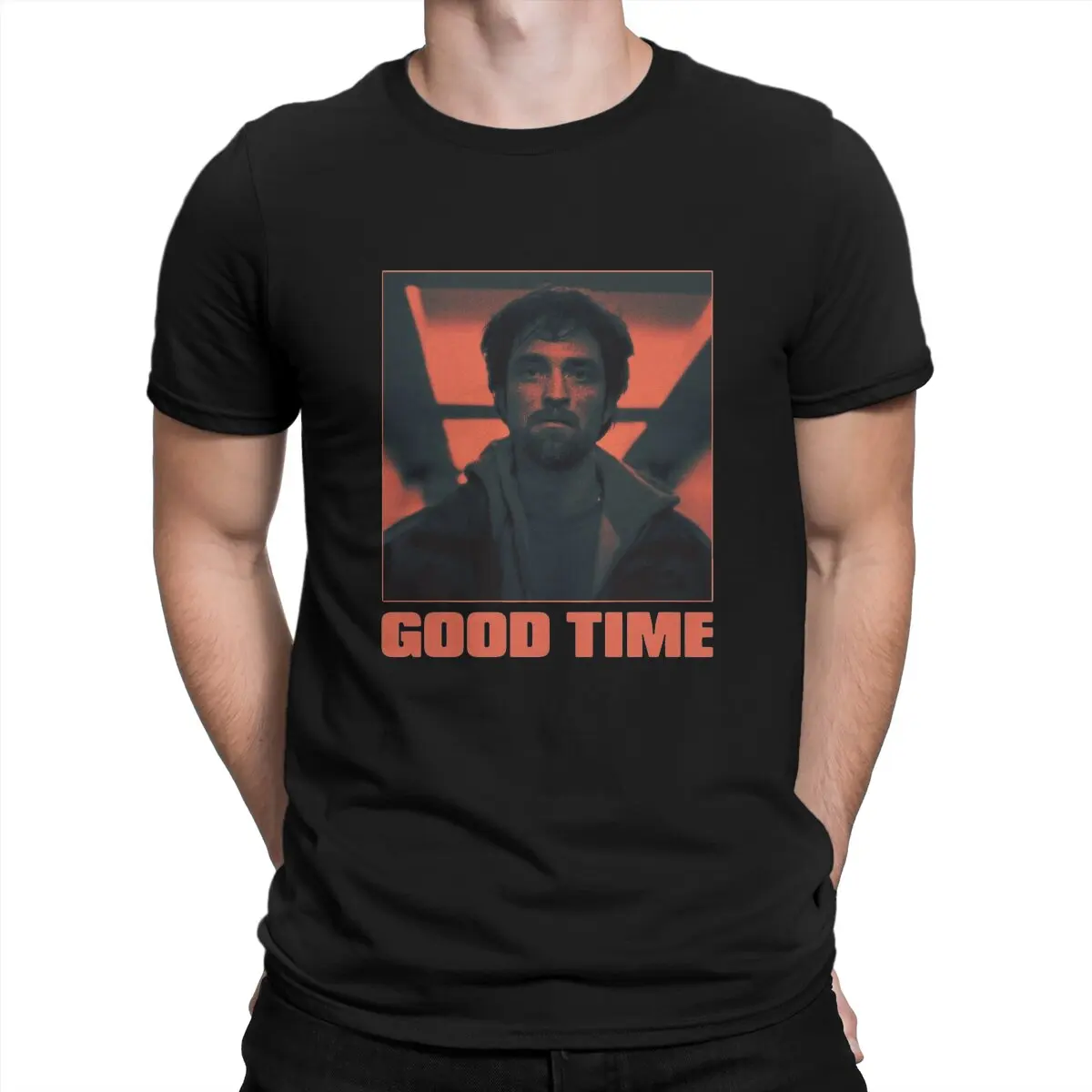 

Good Time T Shirts Men Cotton Hipster T-Shirts Crewneck Actor Robert Pattinson Tees Short Sleeve Clothing 4XL 5XL 6XL