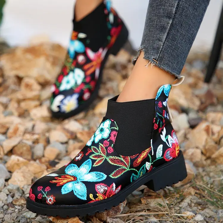 Bird Print Casual Boots for Women To Tie Ankle Heels Outdoor Footwear Non-slip Women's Fashion Boots Stylish and Comfortable 
Bird Print Casual Boots for Women To Tie Ankle Heels Outdoor Footwear Non-slip Women's Fashion Boots Stylish and Comfortable
