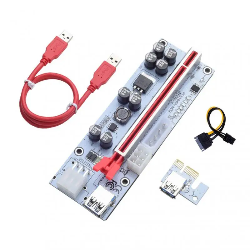 5pcs Newest VER010X USB 3.0 PCI-E Riser VER010X Express 1X To 16x Extender Pcie Riser Adapter Card SATA 15pin To 6 Pin Power
5pcs Newest VER010X USB 3.0 PCI-E Riser VER010X Express 1X To 16x Extender Pcie Riser Adapter Card SATA 15pin To 6 Pin Power