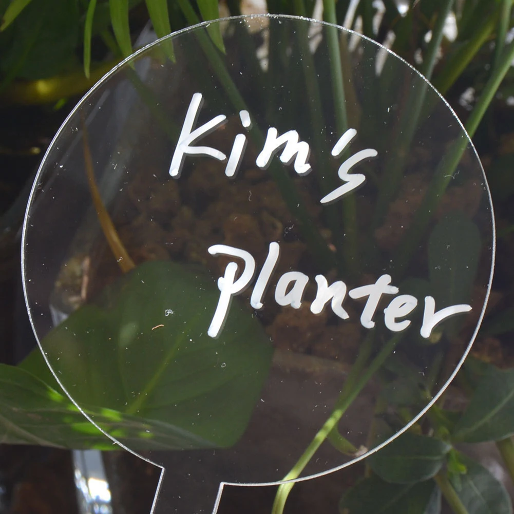 Herb Signs Plant Label Eco-friendly Acrylic Plant Tag Round-Type Markers Garden Etiquetas Plantas Gnomos De Jardim Yard Sign
Herb Signs Plant Label Eco-friendly Acrylic Plant Tag Round-Type Markers Garden Etiquetas Plantas Gnomos De Jardim Yard Sign