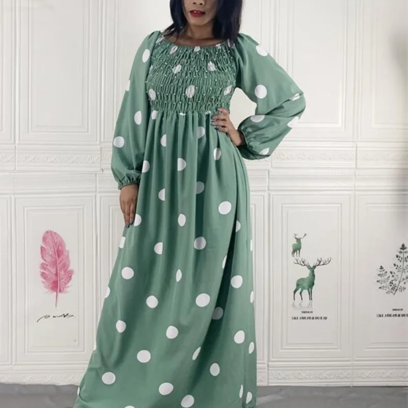 Print Women for Dresses Polka Dot Folds Beads Lantern Sleeves Summer Spring Casual Date Daily Birthday Party Evening Dress 2022
Print Women for Dresses Polka Dot Folds Beads Lantern Sleeves Summer Spring Casual Date Daily Birthday Party Evening Dress 2022