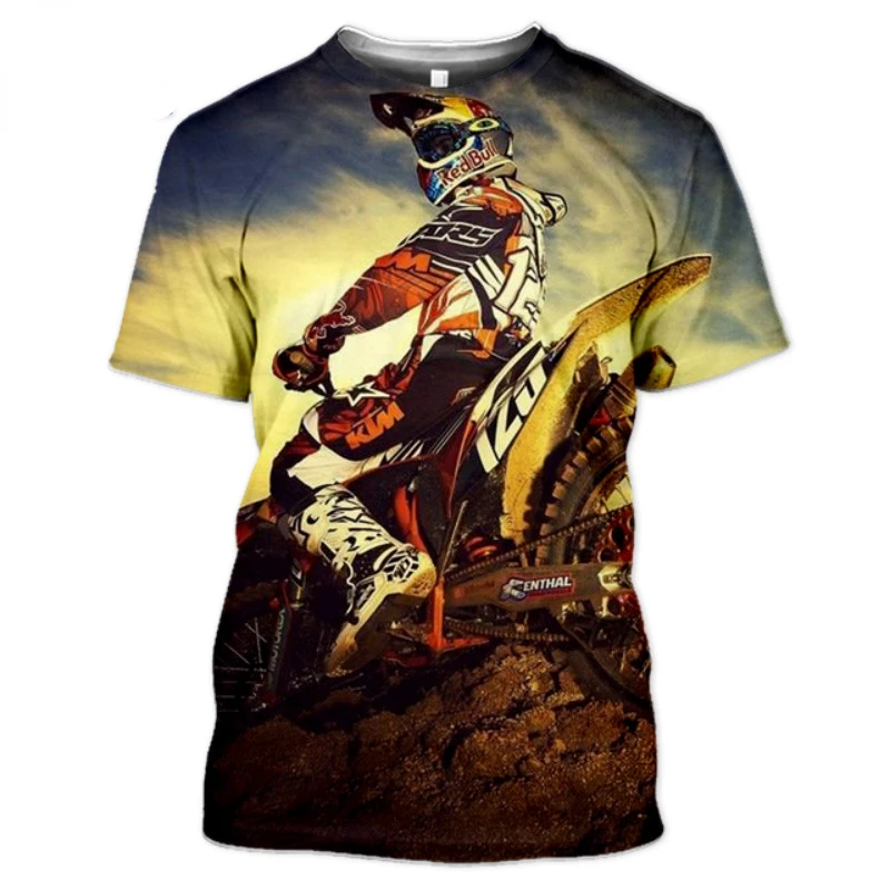 Summer 2022 3d Printed Men's T-shirt Motocross Cool Casual Fashion Short Sleeved Sports Car Large Size Round Neck Top
Summer 2022 3d Printed Men's T-shirt Motocross Cool Casual Fashion Short Sleeved Sports Car Large Size Round Neck Top