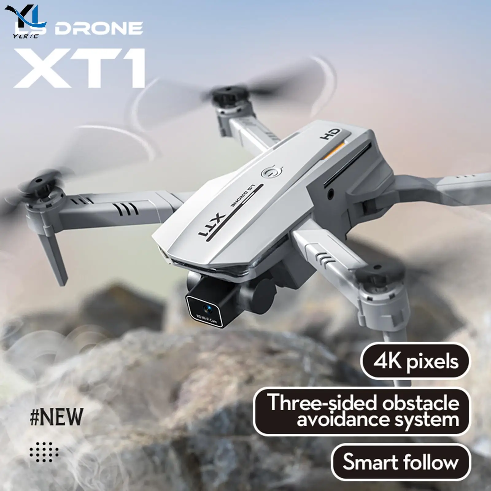 Складной Радиоуправляемый квадрокоптер LS/RC XT1 с HD камерой 4K FPV обход препятствий Безголовый режим один Аккумулятор время полета 10 минут
Складной Радиоуправляемый квадрокоптер LS/RC XT1 с HD камерой 4K FPV обход препятствий Безголовый режим один Аккумулятор время полета 10 минут