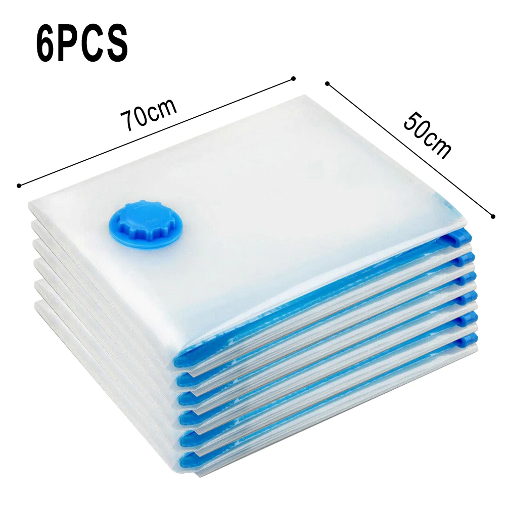 Storage Bags Vacuum Storage Bags 50x70cm 6 Pcs Airtight Seal Zip Slider Transparent Vacuum Storage Bags Brand New
Storage Bags Vacuum Storage Bags 50x70cm 6 Pcs Airtight Seal Zip Slider Transparent Vacuum Storage Bags Brand New