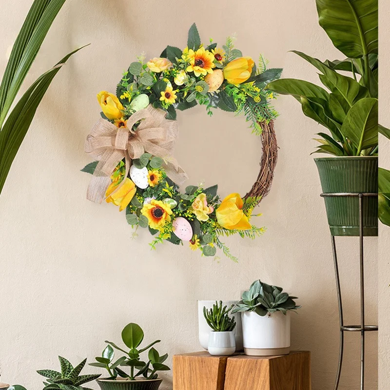 16 Inch Garland Rattan Home Door Hanging Rustic Decoration Easter Decoration For Party And Festival Celebration Decor
16 Inch Garland Rattan Home Door Hanging Rustic Decoration Easter Decoration For Party And Festival Celebration Decor