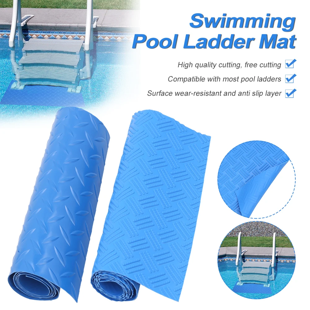 Swimming Pool Ladder Anti-slip Mat Protective Pool Ladder Step Pad Non-slip Safety Liner For Swimming Pool And Stairs 23x90cm
Swimming Pool Ladder Anti-slip Mat Protective Pool Ladder Step Pad Non-slip Safety Liner For Swimming Pool And Stairs 23x90cm