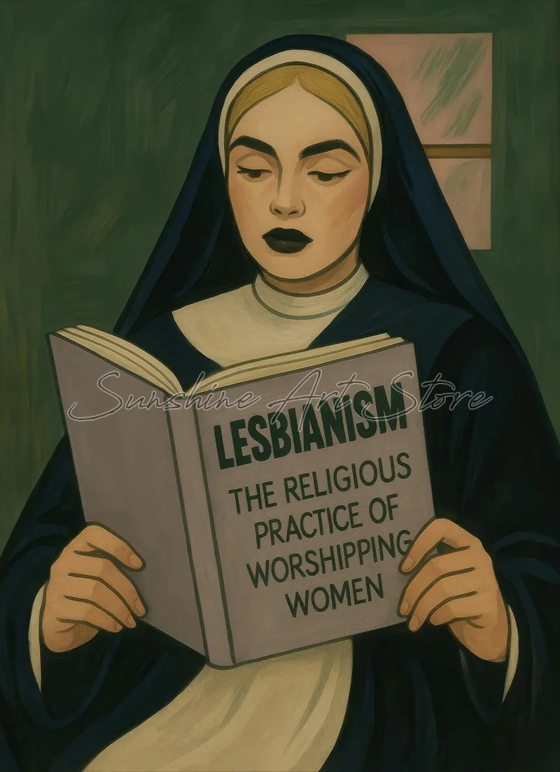 Ретро картина "Queer Girls Love" на холсте
Ретро картина "Queer Girls Love" на холсте