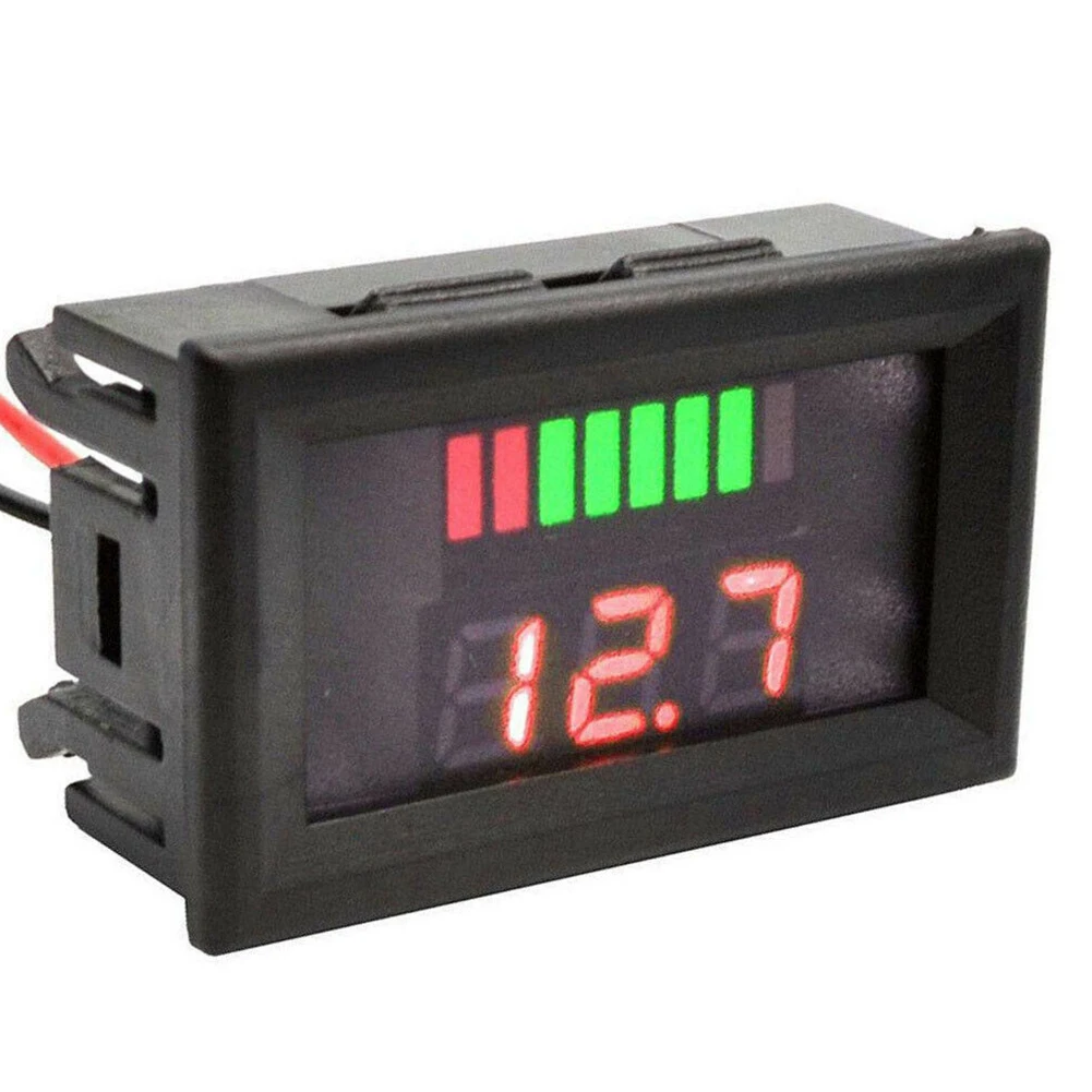 Car Battery Charge Level Indicator 12V 24V 36V 48V 60V 72V Lithium Battery Capacity Meter Test Display LED Tester Voltmeter
Car Battery Charge Level Indicator 12V 24V 36V 48V 60V 72V Lithium Battery Capacity Meter Test Display LED Tester Voltmeter