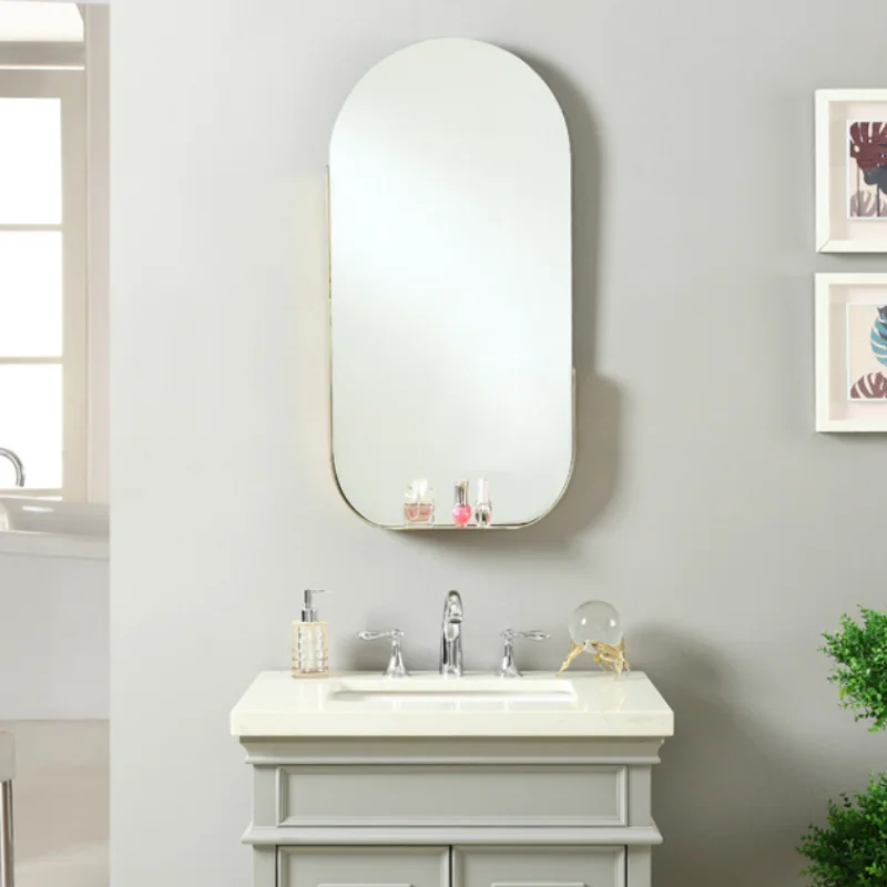 

Large Wall Decorative Mirror Aesthetic Hanging Makeup Decorative Mirror Bathroom Espejos De Pared Decoration Living Room YY50DM