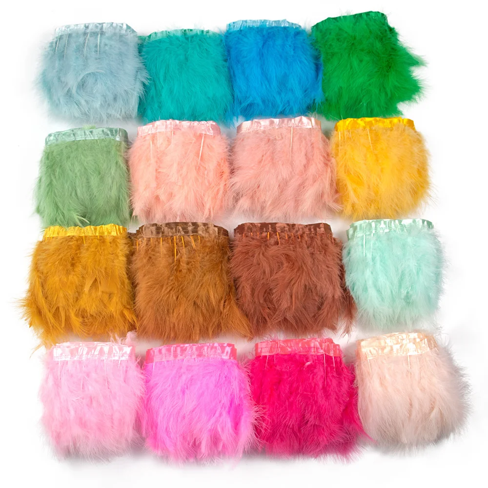10Meter Fluffy Turkey Feathers Trim 10-15cm Marabou Feather Ribbon for Wedding Dress Decoration Crafts Sewing Accessories Plumas
10Meter Fluffy Turkey Feathers Trim 10-15cm Marabou Feather Ribbon for Wedding Dress Decoration Crafts Sewing Accessories Plumas