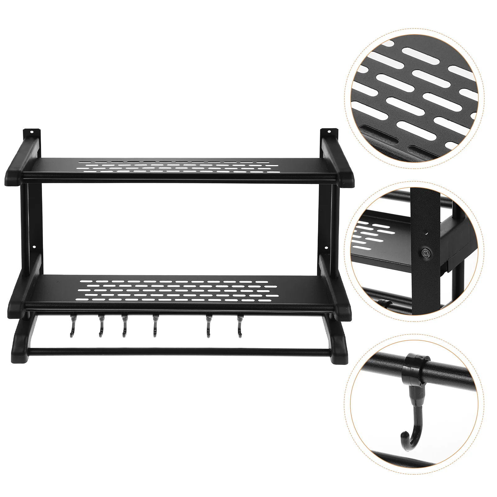 1 Набор стеллажей для хранения без гвоздей для ванной комнаты, настенные полки для всякой всячины, стеллаж из нержавеющей стали
1 Набор стеллажей для хранения без гвоздей для ванной комнаты, настенные полки для всякой всячины, стеллаж из нержавеющей стали