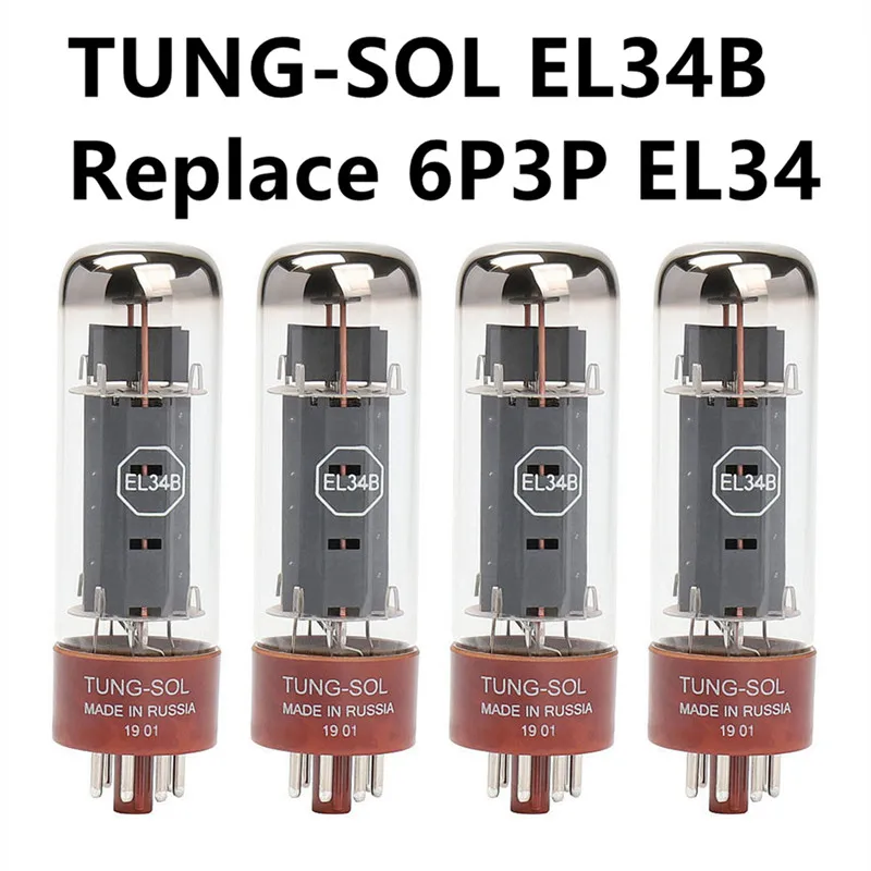 Вакуумная трубка TUNG-SOL EL34B, замена 6P3P EL34, заводские испытания и соответствие подлинным
Вакуумная трубка TUNG-SOL EL34B, замена 6P3P EL34, заводские испытания и соответствие подлинным