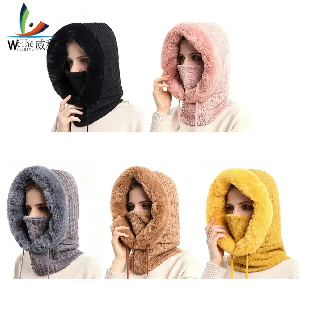 Winter Fur Cap Windproof Knitted Neck Warmer Plush Warm Full Face Mask Cap Women for Outdoor Sports for Camping Riding
Winter Fur Cap Windproof Knitted Neck Warmer Plush Warm Full Face Mask Cap Women for Outdoor Sports for Camping Riding