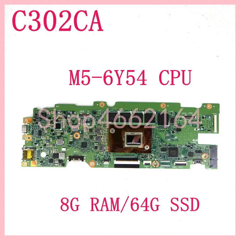 Материнская плата C302CA M5-6Y5 4 CPU 8 Гб RAM 64 Гб SSD для ASUS Chromebook Flip C302C C302CA Laotop материнская плата полностью проверена OK
Материнская плата C302CA M5-6Y5 4 CPU 8 Гб RAM 64 Гб SSD для ASUS Chromebook Flip C302C C302CA Laotop материнская плата полностью проверена OK