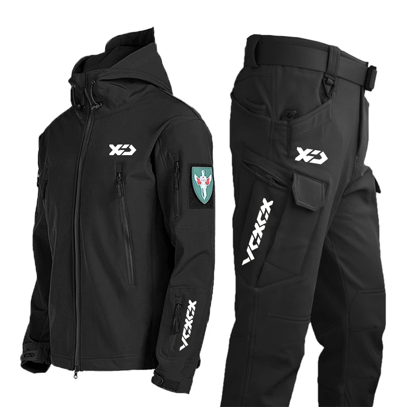 Men Spring Autumn Thin Fishing Clothes New Outdoor Sports Windproof Hiking Hooded Jacket+Waterproof Tactical Pants Two Piece Set
Men Spring Autumn Thin Fishing Clothes New Outdoor Sports Windproof Hiking Hooded Jacket+Waterproof Tactical Pants Two Piece Set
