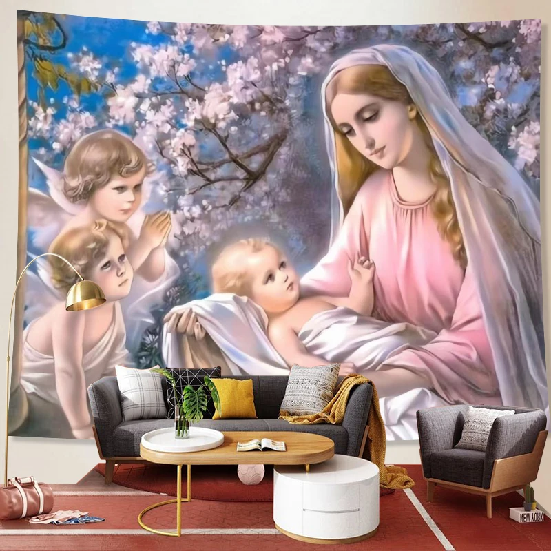 Christmas Tapestry Nativity Scene Wall Hanging Jesus Easter Wall Decor Christ Tapestries Birth Manger Decoration
Christmas Tapestry Nativity Scene Wall Hanging Jesus Easter Wall Decor Christ Tapestries Birth Manger Decoration